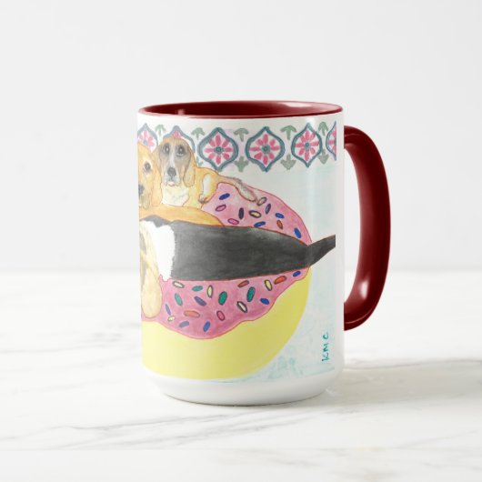 Beagles Pool Party Mok (Voorkant rechts)