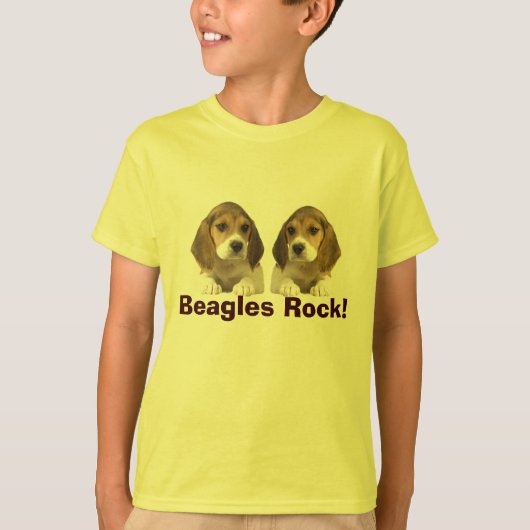 Beagles Rock Kinder T-Shirt (Voorkant)