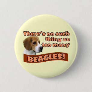 BEAGLES RONDE BUTTON 5,7 CM