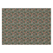 Beagles Santa Hats Kerstfeestdag feestdag feesteli Tafelkleed (Voorkant (Horizontaal))