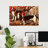 Beagles Schilderen als Poster (Thuiskantoor)