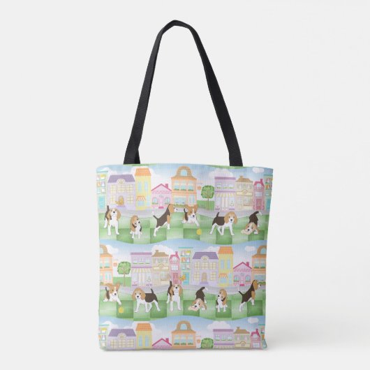 Beagles Tote Bag (Achterkant)