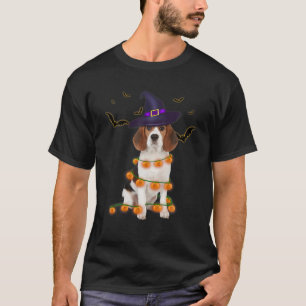 Beagles Wizard Pet Boom Licht pompoen Funny Party T-shirt