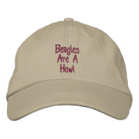 Beagles zijn een gehuil Schattige geborduurd Pet