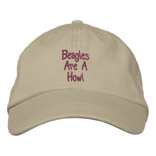 Beagles zijn een gehuil Schattige geborduurd Pet