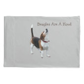 Beagles zijn een howl-stommel kussensloop (Achterkant)
