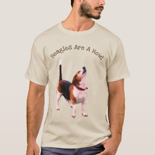 Beagles zijn een howl-stommel t-shirt