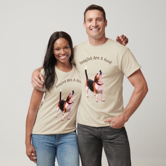 Beagles zijn een howl-stommel t-shirt (Unisex)