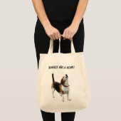 Beagles zijn een howl-stoot tote bag (Voorkant (product))