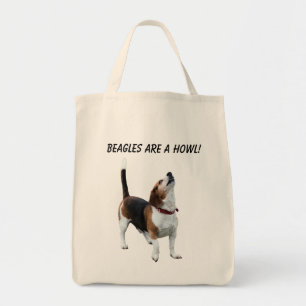 Beagles zijn een howl-stoot tote bag
