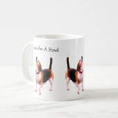 Beagles zijn een howlerende Hondenliefhebber Koffiemok (Voorkant links)