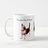 Beagles zijn een howlerende Hondenliefhebber Koffiemok (Links)