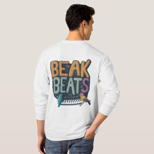 Beak beats t-shirt (Achterkant volledig)