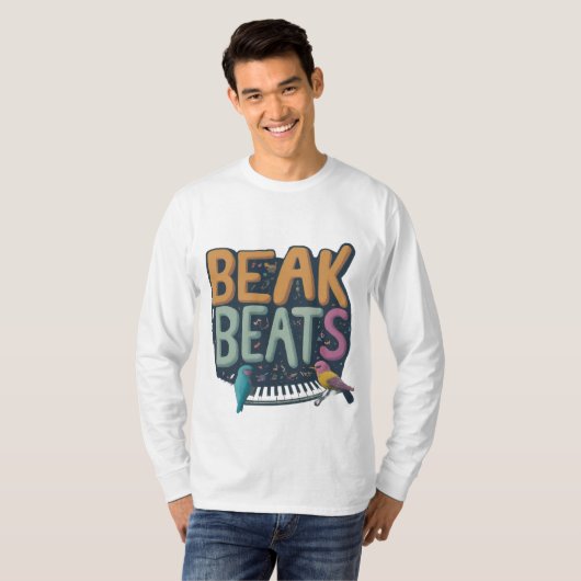 Beak beats t-shirt (Voorkant volledig)