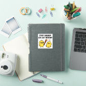 Beak & Bonk Stay GOODY or Get WOODY Sticker (iPad Cover)