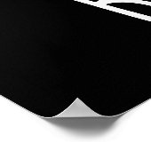 Beak-er Funny Chemistry Pun Dark BG Poster (Hoek)