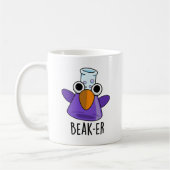 Beak-er Funny Chemistry Pun Koffiemok (Links)