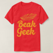 Beak Geek met veren T-shirt (Design voorkant)
