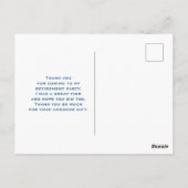 Beaker & Test Tube Science Dank je wel Briefkaart (Achterkant)