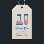 Beaker & Test Tube Science Geëerd Cadeaulabel<br><div class="desc">Gift labels met een schattige tekening van een reageerbuis en een bekerglas. Ideaal voor wetenschappelijke liefhebbers.</div>