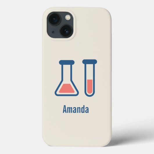 Beaker & Test Tube Science Geëerd Case-Mate iPhone Case (Achterkant)