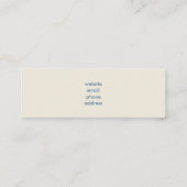 Beaker & Test Tube Science Geëerd Mini Visitekaartje (Achterkant)