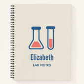 Beaker & Test Tube Science Geëerd Notitieboek (Voorkant)