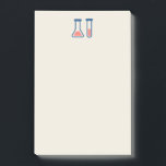 Beaker & Test Tube Science Geëerd Post-it® Notes<br><div class="desc">Sticky noten met een schattige tekening van een reageerbuis en een bekerglas. Ideaal voor soorten wetenschap.</div>