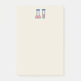 Beaker & Test Tube Science Geëerd Post-it® Notes