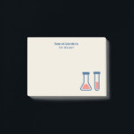 Beaker & Test Tube Science Geëerd Post-it® Notes<br><div class="desc">Sticky noten met een schattige tekening van een reageerbuis en een bekerglas. Ideaal voor soorten wetenschap.</div>
