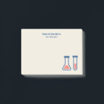 Beaker & Test Tube Science Geëerd Post-it® Notes<br><div class="desc">Sticky noten met een schattige tekening van een reageerbuis en een bekerglas. Ideaal voor soorten wetenschap.</div>