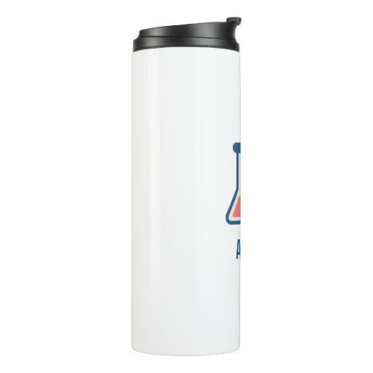 Beaker & Test Tube Science Geëerd Thermosbeker (Gedraaid links)