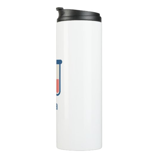 Beaker & Test Tube Science Geëerd Thermosbeker (Geroteerd rechts)