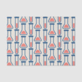 Beaker & Test Tube Science Geëerd Tissuepapier (Voorkant)