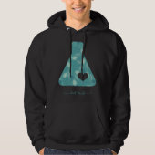 Beaker with heart medical lab tech love lab week hoodie (Voorkant)