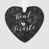 Béal Feirste Flag Heart, Belfast Ornament (achterkant)