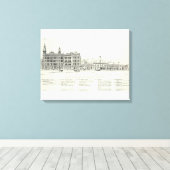 Beale East Side Market and Mission Canvas Afdruk (Insitu (Houten vloer))