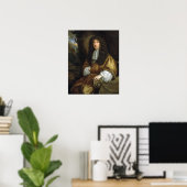 Beale - George Savile 1e markies van Halifax Poster (Thuiskantoor)