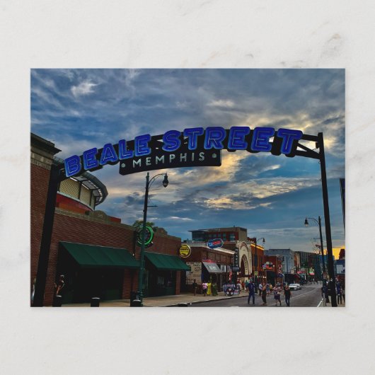 Beale Street Briefkaart (Voorkant)