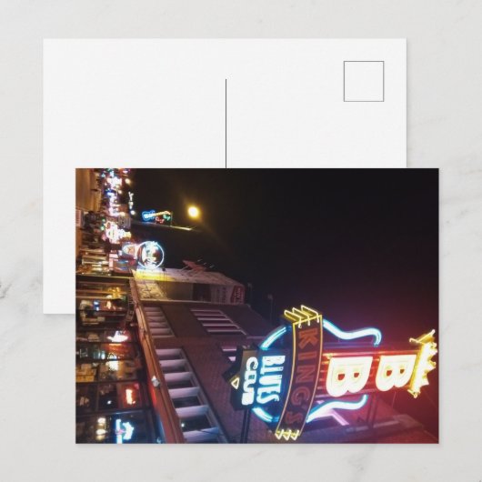 Beale Street Feestdagenkaart (Voorkant / Achterkant)