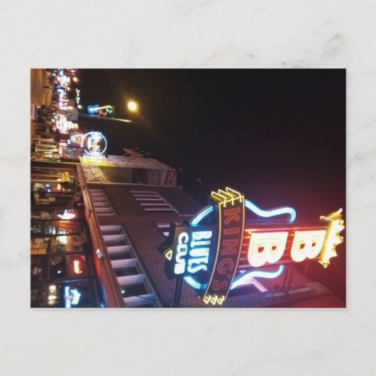 Beale Street Feestdagenkaart (Voorkant)