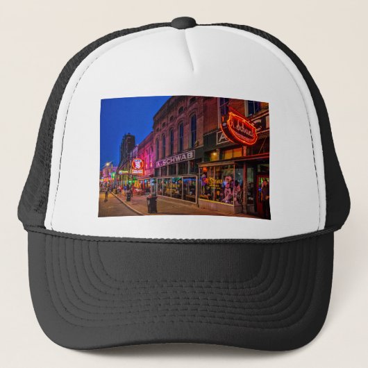 Beale Street in Memphis Trucker Pet (Voorkant)