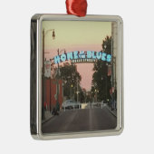 Beale Street Memphis Metalen Ornament (Rechts)