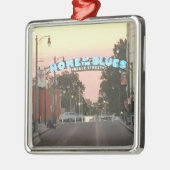 Beale Street Memphis Metalen Ornament (Links)
