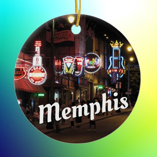 Beale Street, Memphis, Tennessee Keramisch Ornament