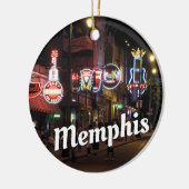 Beale Street, Memphis, Tennessee Keramisch Ornament (Links)