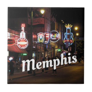 Beale Street, Memphis, Tennessee Tegeltje