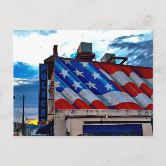 Beale Street Police Briefkaart (Voorkant)