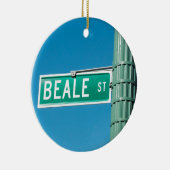 Beale Street-teken Keramisch Ornament (Rechts)
