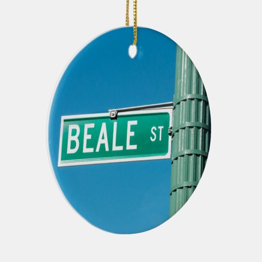 Beale Street-teken Keramisch Ornament (Rechts)